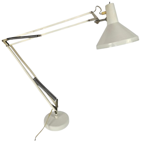 Hala Zeist - Architectenlamp - Wandlamp - Busquet - Gebroken Wit - 60's 1
