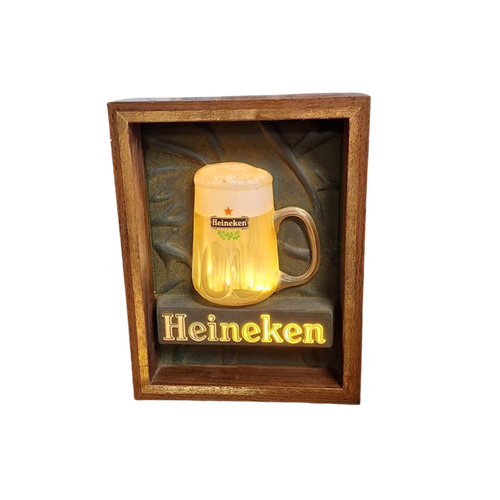 Leuk En Origineel Vintage Lichtbakje Van Heineken Bier🍺