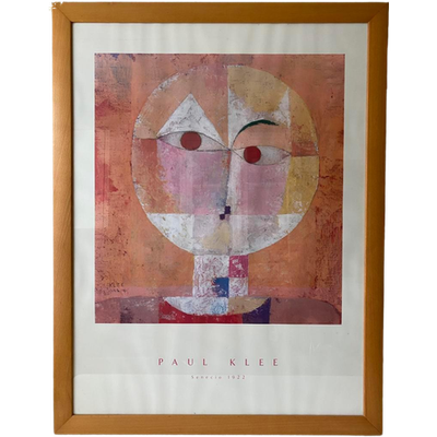 Paul Klee Art-Print Van Schilderij Seneco , Lijst 80 X 60