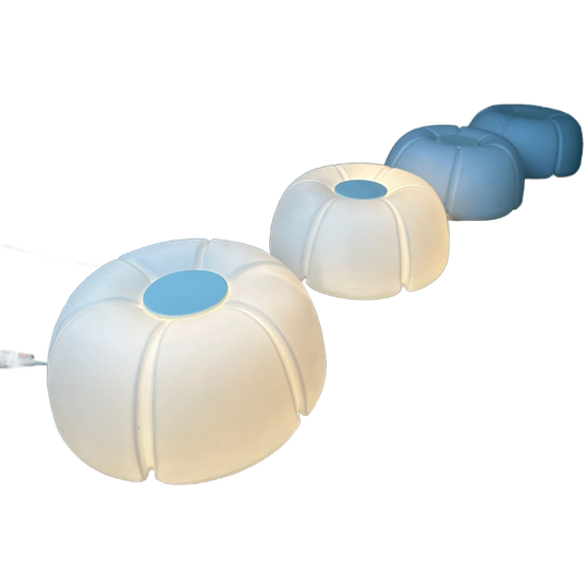 Vintage Opaline Plafondlamp – Glashütte Limburg 1