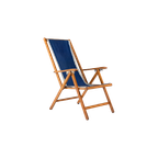 Italian Mid-century Foldable Deck Chair From Fratelli Reguitti 1960’s thumbnail 1