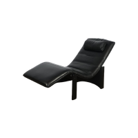 Adjustable Italian Leather Lounge Chair