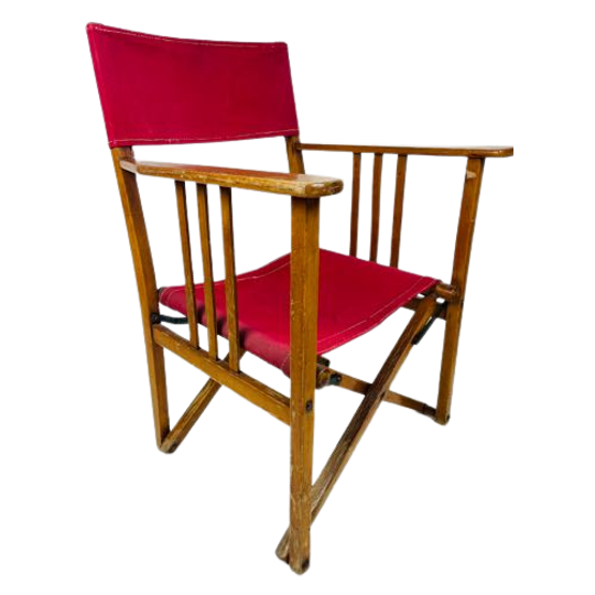 Vintage Vouwstoel. Directors Chair. Vouwbare Campingstoel. Camper Klapstoel. 1
