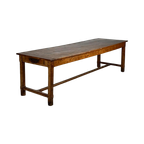 Franse Eettafel Kloostertafel Antiek 279Cm thumbnail 1