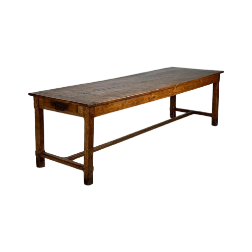 Franse Eettafel Kloostertafel Antiek 279Cm