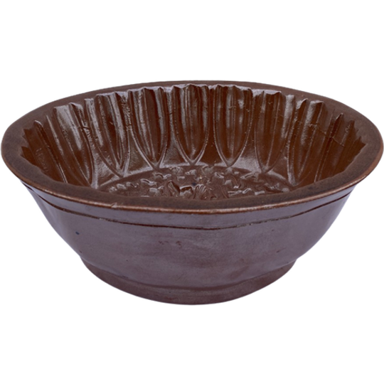 Grote Oude Puddingvorm Met Eekhoorn En Eikels, 1
