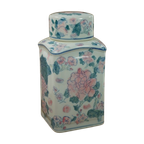 Vintage Dekselvaas Gemberpot Pastel Chinees thumbnail 1