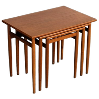Vintage Nesting Tables | Bijzettafels | Teak | Zweeds