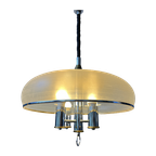 Mid Century Hanglamp Kroonluchter / Space Age Light Fixture thumbnail 1