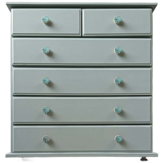 Ladenkast / Commode / Dressoir French Eggshell 1