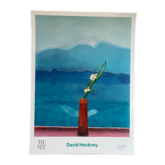 David Hockney, Mount Fuji And Flowers, 1972 1