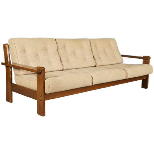 Vintage Scandinavische Driezitsbank – In Stijl Van Asko Finland – Jaren 60 1