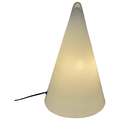 Sce - Teepee Lamp - Glass Cone - Frosted White, In Great Condition, Extra Large (33Cm)