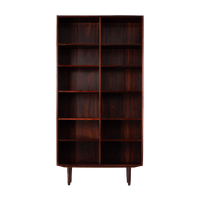 Deens Design Hoge Palissander Boekenkast By Brouer Mobelfabrik, 1960S