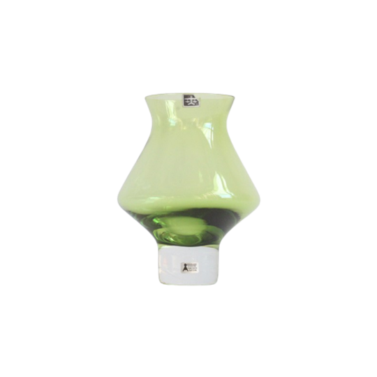 Space Age Green Vase By Bo Borgstrom For Aseda Sweden 1960s 1