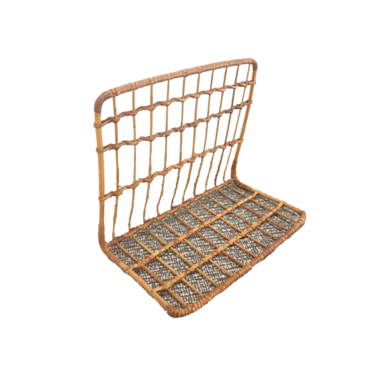 Vintage Rotan Wandplank 1