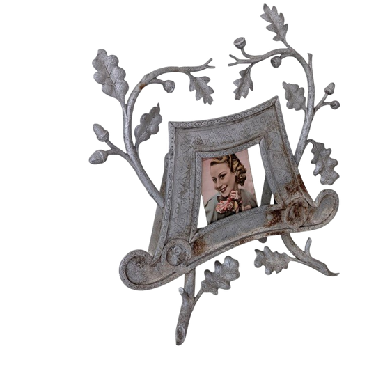 Antieke Ijzeren Fotolijst -(kl30) 1