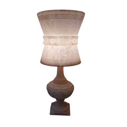 Albasten Lamp - Spanje Jaren '70 (72 Cm), Tweedelig 1