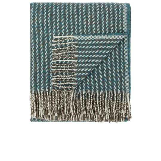 Lanerossi | Adamo Deken 100% Scheerwol Blauw Gemêleerd 1