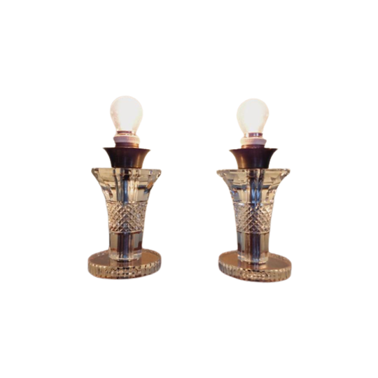 Paar Kristallen Lampen, Val Saint-Lambert, Jaren Dertig 1