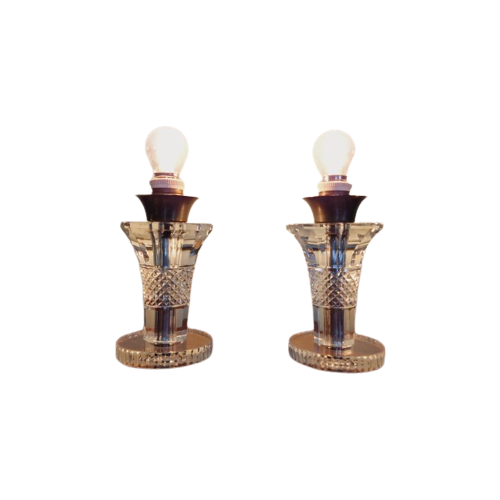 Paar Kristallen Lampen, Val Saint-Lambert, Jaren Dertig