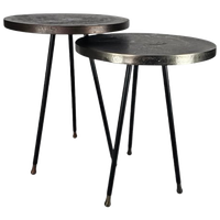 Dutchbone - Bijzettafels (2) Serie 'Alim' - Aluminium - Metaal