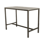 Solidesk Kantinetafel, Wit Blad, 140 X 70 Cm, Vaste Hoogte Onderstel thumbnail 1