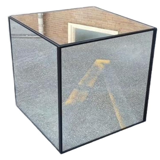 Vintage Bodö Spiegel Bijzettafel, Marianne & Knut Hagberg 1