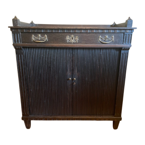 Hollandse Kast Wandkast Met Rolluikken Commode Antiek