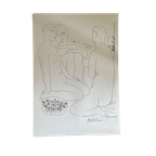 Pablo Picasso (1881-1973) Trous Femmes Nues Et Une Coupe D’anemones, Printed In Italy thumbnail 1