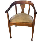 Bureaustoel Art Deco, Vintage Stoel thumbnail 1
