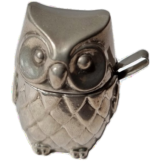 Vintage Zout/suiker Potje Uil 1