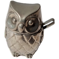 Vintage Zout/suiker Potje Uil