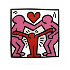 Keith Haring Untitled Family, Licensed By Artestarny And Printed In U.k. thumbnail 1