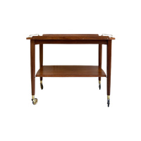 Vintage Houten Trolley Op Wielen
