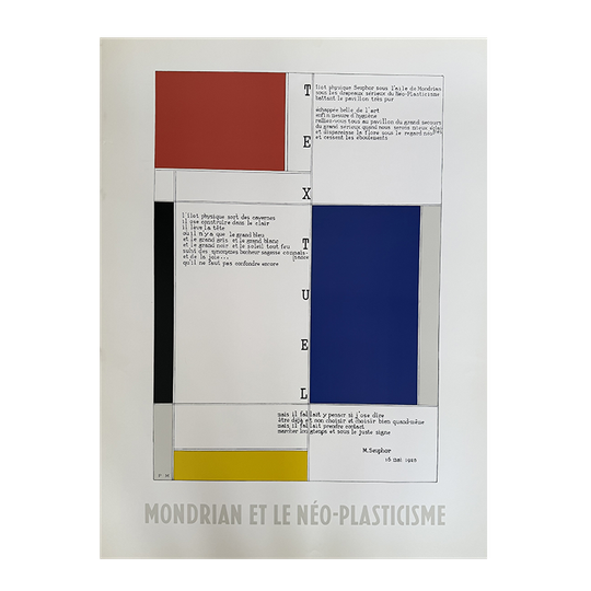 Piet Modrian (1872-1944), Neoplasticisme, 1984 C/o Beeldrecht Amsterdam, Printed In Holland/no.113 1