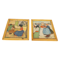 Kinderspuzzels (2) - Rie Cramer (1877-1977) - Karton - Papier - Hout - 1930'S