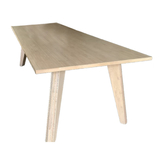 Eettafel Van Bamboehout 1