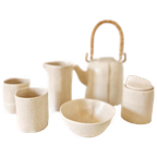 Vintage Servies Kinta Theepot Set Schaal Japandi Stijl thumbnail 1