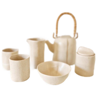 Vintage Servies Kinta Theepot Set Schaal Japandi Stijl