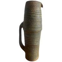 Brutalist Studio Pottery Pitcher By Ostend Ceramicist (1960s)
