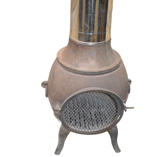Terrashaard Murcia Large Met Hoge Schoorsteen En Vonkenvanger 1