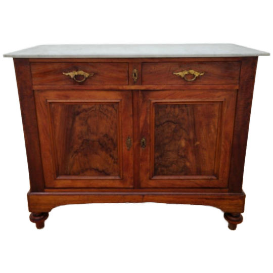 Vintage Antiek Dressoir Commode Ladekast Badkamerkast Met Marmer Blad 607 1
