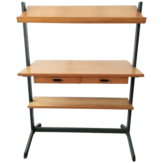 Vintage Vrijstaand Wandsysteem, Secretaire Olof Pira 1