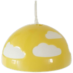 Skojig Wolkenlamp Gele Hanglamp Vintage Ikea thumbnail 1