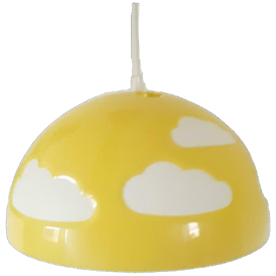 Skojig Wolkenlamp Gele Hanglamp Vintage Ikea 1