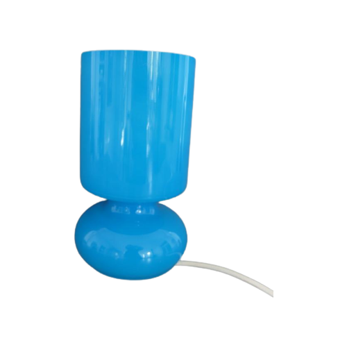 Lykta Mushroom Tafellamp Ikea Glas Handgemaakt Turquoise