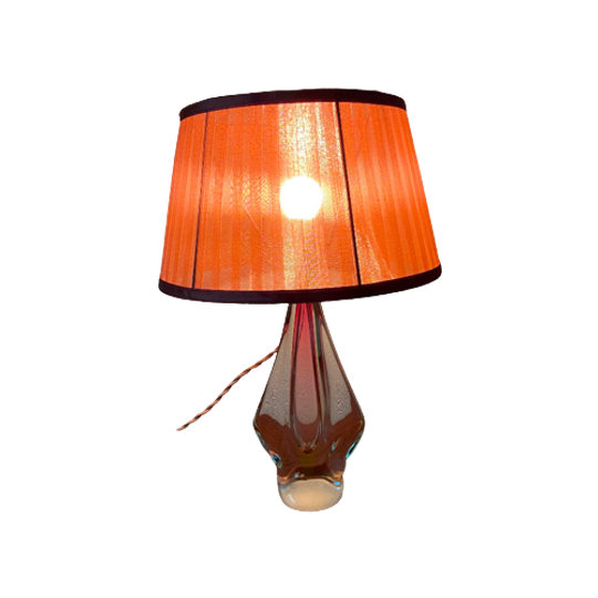 Belgische Tafellamp Uit De Fabriek Van: Val Saint Lambert / Art Deco Lamp / Periode 1920 - 1940 1