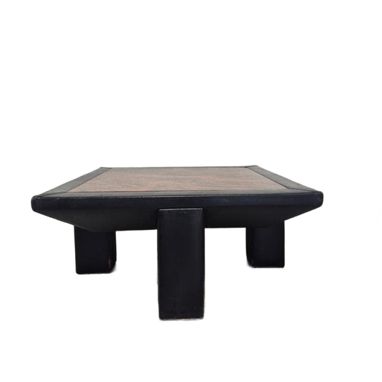 Leer En Marmer Postmoderne Koffietafel Design 1