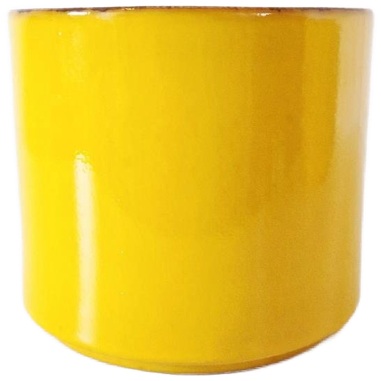 Mooie Kanarie Gele Vintage Bloempot Retro Pot Jaren 70 Gele 1